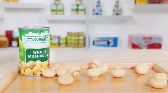 Cogumelo enlatado inteiro 400g fatia de cogumelo Pns preço de fábrica